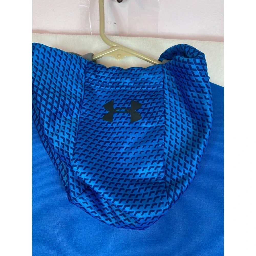 Under Armour STORM1 Men's Hoodie Loose Fit Blue Sweatshirt Size‎ Large Aqua Blue